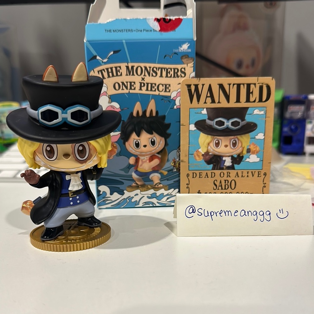 One Piece Sabo Figure - Black and Blue